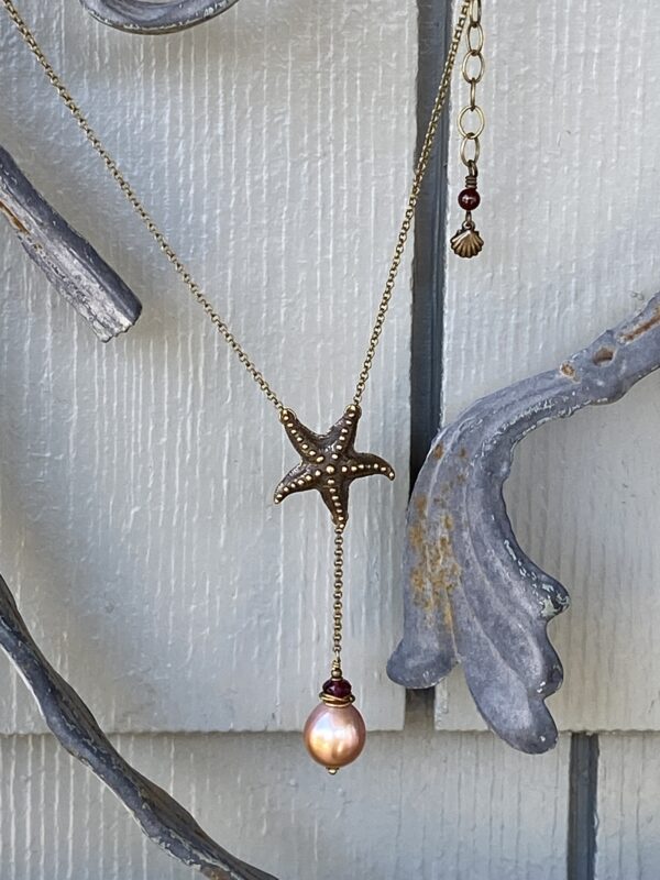 Starfish with Pearl Necklace. - Image 3