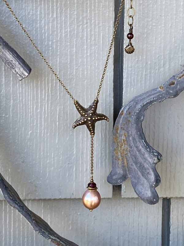 Starfish with Pearl Necklace. - Image 2