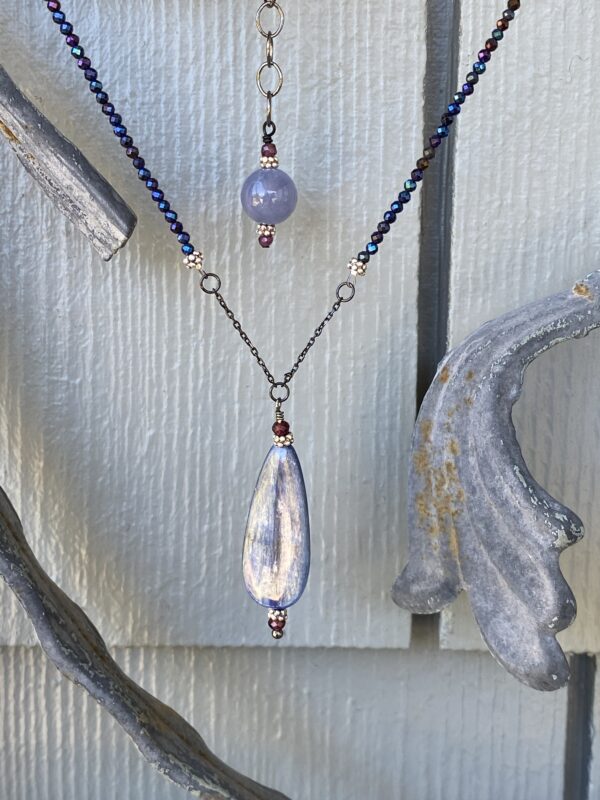 Kyanite Paddle Necklace - Image 2