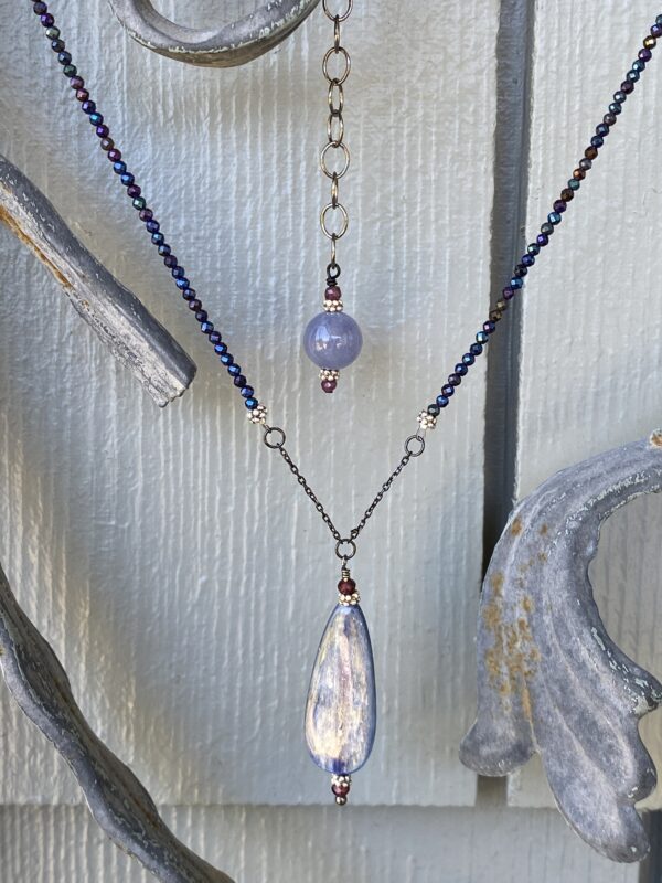 Kyanite Paddle Necklace - Image 6