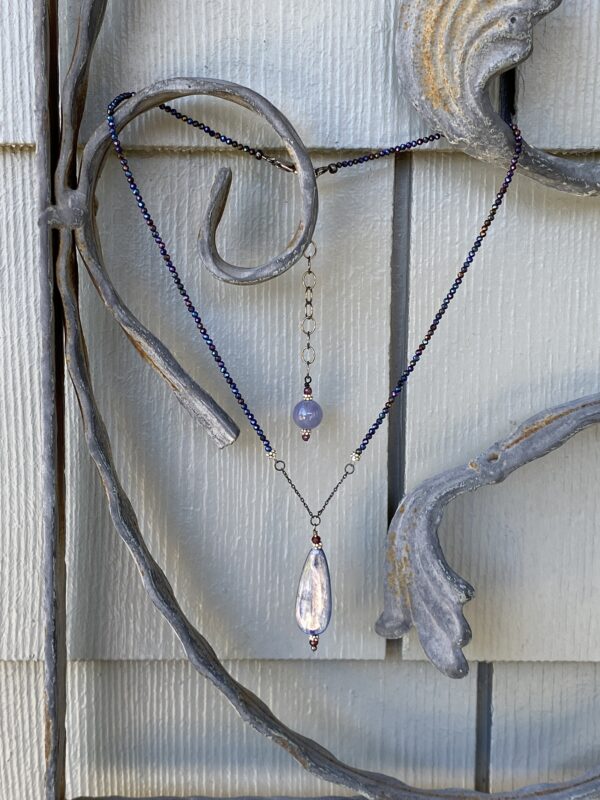 Kyanite Paddle Necklace - Image 5