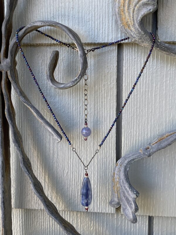 Kyanite Paddle Necklace - Image 4