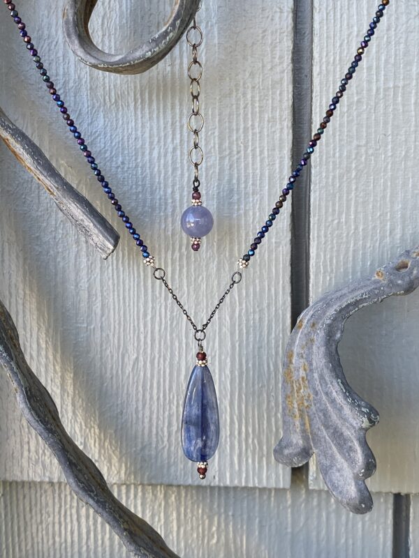 Kyanite Paddle Necklace - Image 3